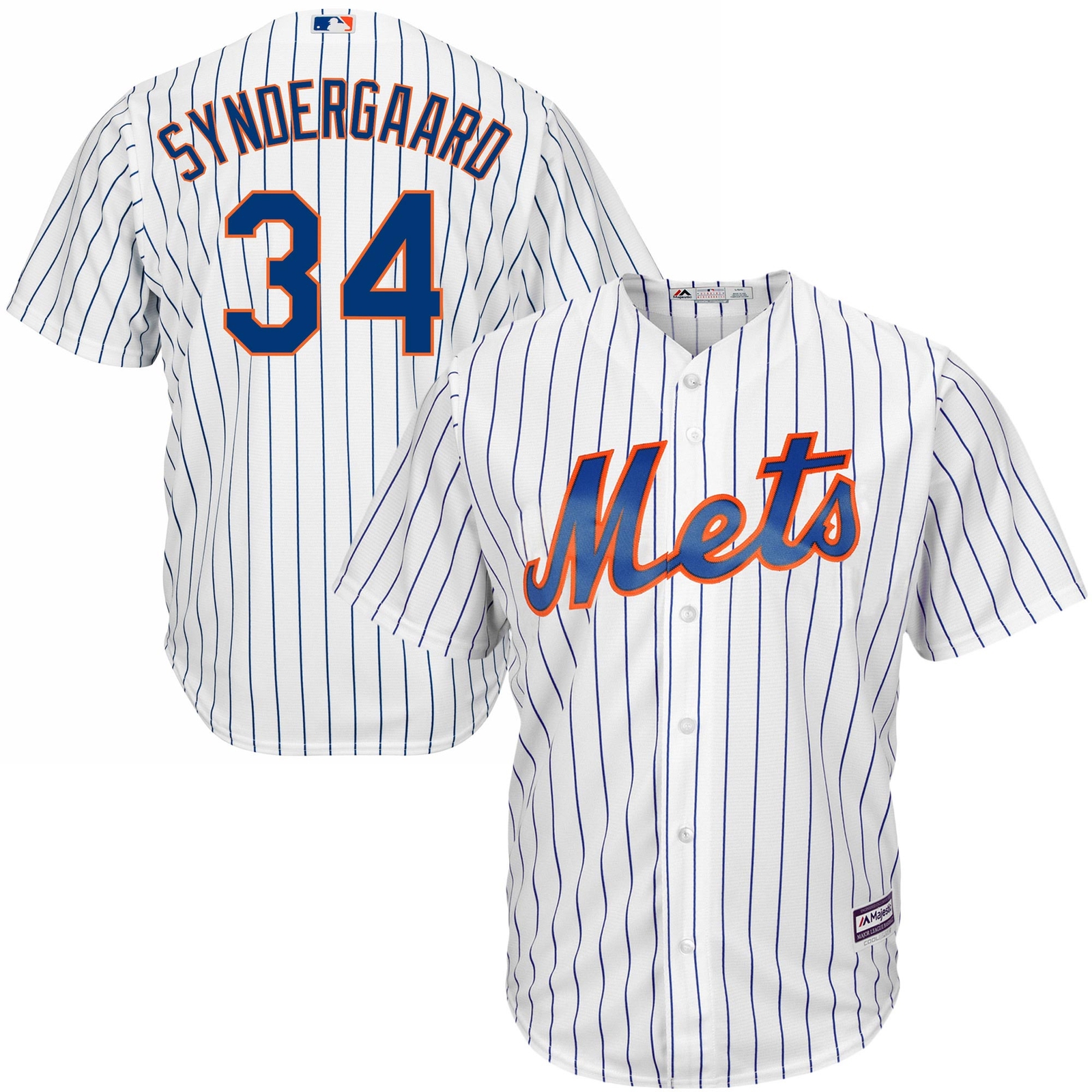 MLB New York Mets Noah Syndergaard Majestic Heim Replik Trikot Shirt Herren MLB New York Mets Noah Syndergaard Majestic Heim Replik Replik Heim Trikot Shirt Herren 3d8afc