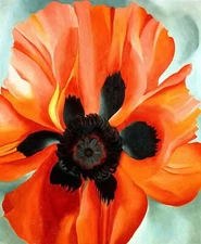 Red Poppy By Georgia O'keeffe Quality Print - Frame Me
