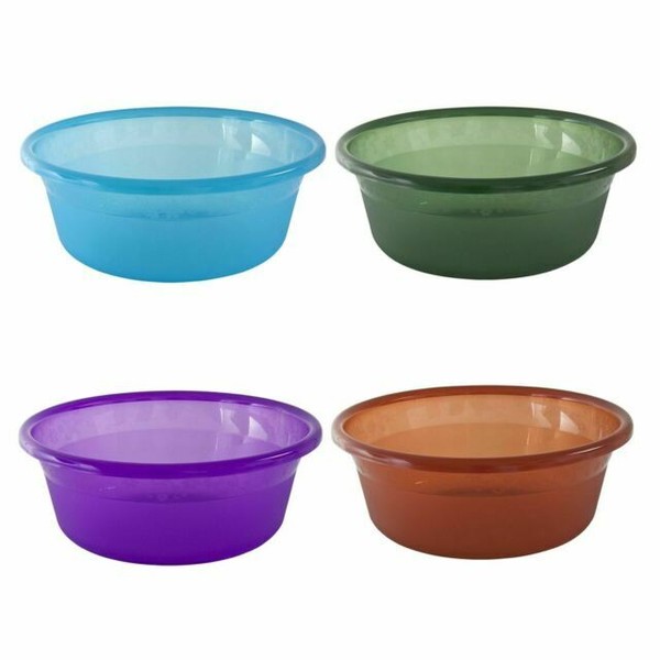 Plastic Round Basin Washing up Bowl Assorted Colours 39cm for sale