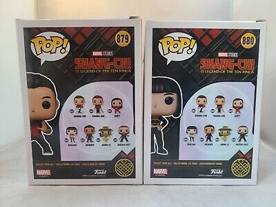 Funko Pop Marvel Shang-Chi #879 & Xialing #880 Collector Funko Pop Marvel Shang-Chi #879 & Xialing #880 Collector