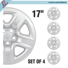 Set of 4 17" Wheel Covers Hub Caps For Toyota RAV4 2.5L 3.5L 2006-2010 2011 2012