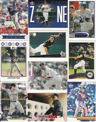 ⚾ HUGE 800 Different ROCKIES card lot 1993 - 2023 Helton Blackmon Walker Bryant - Picture 15 of 20