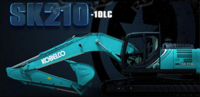 Kobelco Sk210-10 Green Excavator 1/50 Diecast Model for sale online