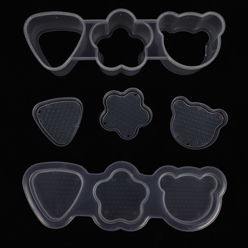 1Pc Cartoon Shape Rice Ball Set Sushi Mold Bento Stamper Kitchen