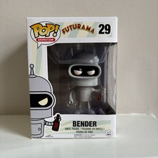Funko Pop! Figura de vinilo Bender de animación de vinilo: Futurama #29 - RARA abovedada