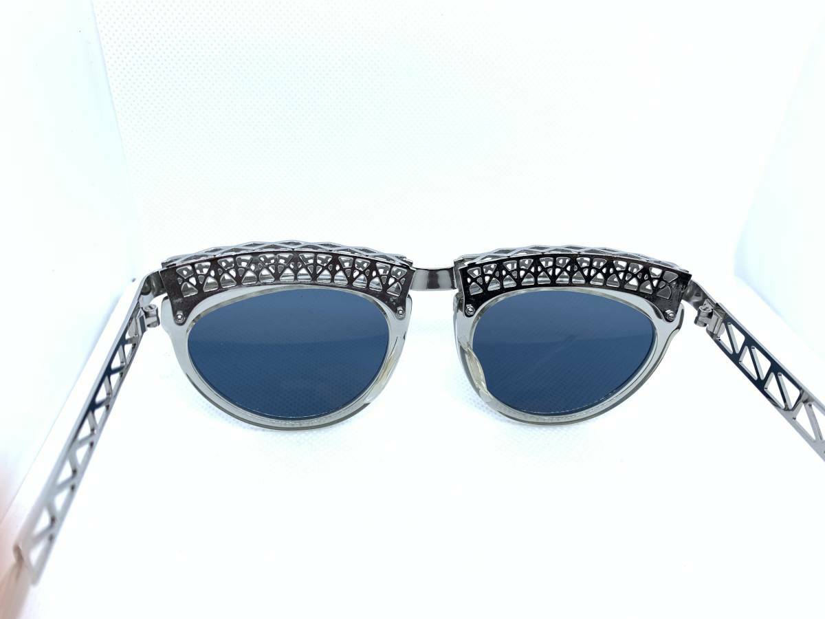 NEW Vintage Jean Paul Gaultier Sunglasses 56-0271 EIFFEL TOWER Silver Frame image 6