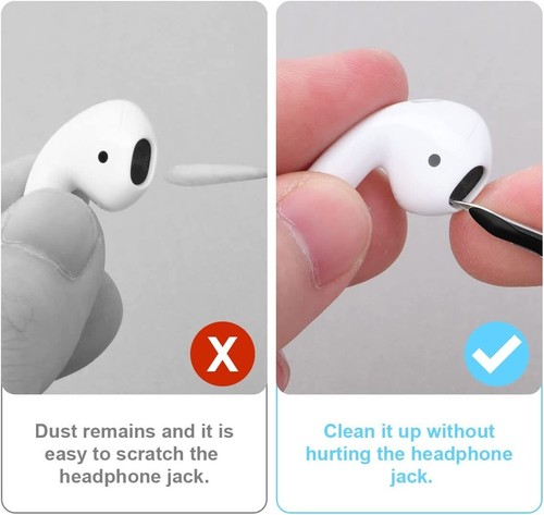 4 Cleaner Kit for Air pod Earbuds Earphone Cleaning Pen, Brush Tool WHITE USA - Picture 9 of 10