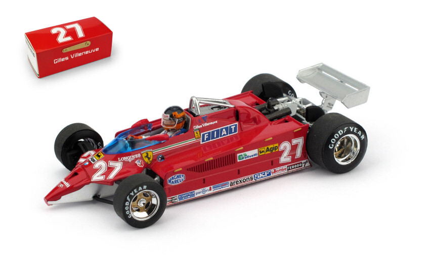 Ferrari 126CK Turbo Aeroporto Istrana 1981 1st G. Villeneuve VS / F104 1:43