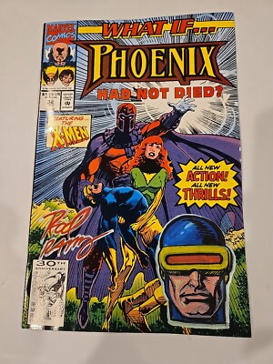 What If Phoenix Had Not Died #32 Signed And Cyclops Remarked Rod Ramos No COA