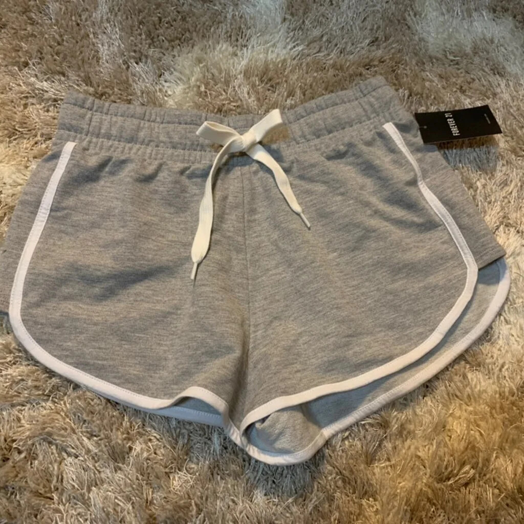 Cute Short Grey Athletic Shorts NWT Size Small Forever 21 UK