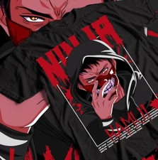 Ninja Kamui T-Shirt, Jubei Kibagami Shirt, Retro Anime Tee, Manga Waifu Top,