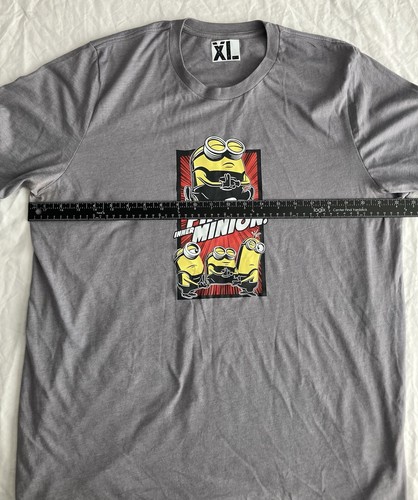 “Find You iNNer Minion.” Relaxation Meditation Silly Gray Men’s Tee Size XL - Picture 5 of 5