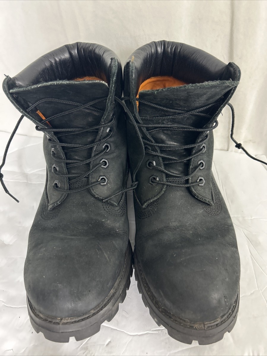 Timberland Leather 10073 Men Size 10.5 M Black Premium Timberland Leather 10073 Men Size 10.5 M Black Premium