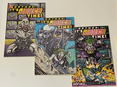 Batman: It s Joker Time! #1 #2 #3 Full Mini-Series (DC Comics 2000) NM- Prestige