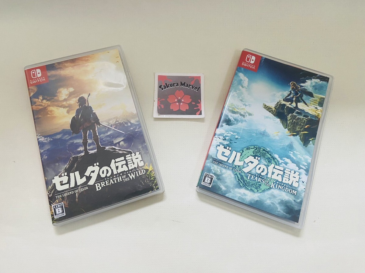 Nintendo Switch The Legend of Zelda Breath of the Wild Tears of The Kingdom  Used