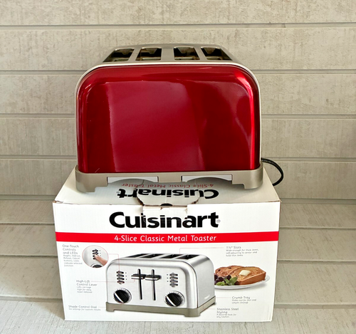 CUISINART 4-Slice Classic Metal Toaster CPT-180(DL) ~ Dual Controls ~ Wide Slots - Picture 5 of 12