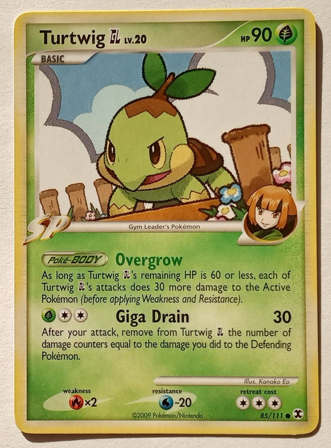 Pokemon - Turtwig GL - Rising Rivals 85/111 - Common - NM