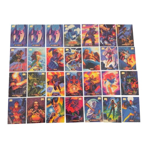 1994 Fleer Marvel Masterpieces Signature Series Lot of 28