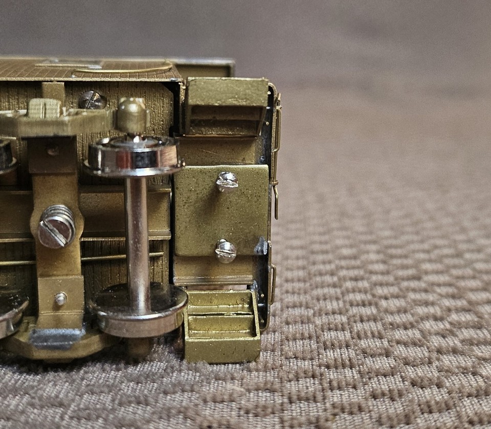 Brass HO Nickel Plate Products C & O Steel Caboose eBay