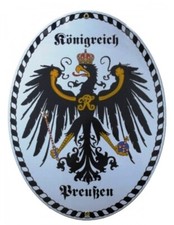 Emailleschild K&ouml;nigreich Preussen