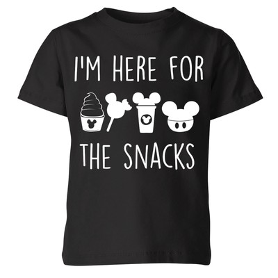 Lustiges T-Shirt Im Here For The Snacks Herren Damen Kinder Oberteil #P1#OR#A