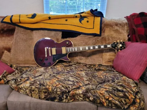 1991 Orville by Gibson Les Paul Custom LPC Wine Red 