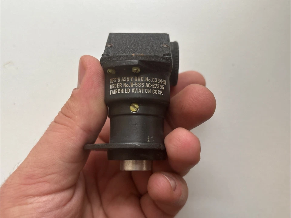 Fairchild Aviation corp lens ass'y 3 inch plain Eastman Kodak co lens - Image 4 of 4