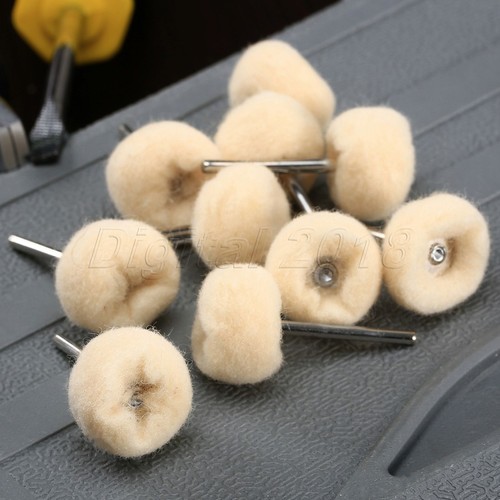 20pcs 25mm Polishing Buffing Fine Wool Ball Wheel for Power Grinder Rotary Tool - Picture 2 of 12