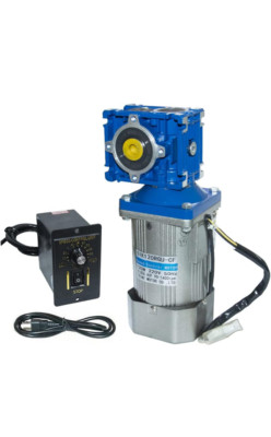 Bemonoc 120W 110V 50/60HZ Low RPM 18rpm High Torque AC Worm Gear Reducer Moto...