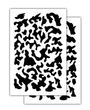 Small MULTICAM painting camouflage Camo Stencils 14" for Gun, Model, RC Cars