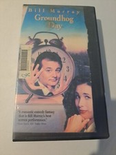 Groundhog Day VHS, 1993 Bill Murray, Chris Elliott, Andie MacDowell