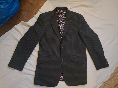 LONDON pinstripe Suit Jacket 38 