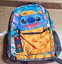 New Disney Lilo Stitch Character Backpack Bag Adjustable Straps New With Tags