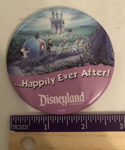 Disneyland Resort Happily Ever After Button Pin Aschenputtel Flitterwochen Schloss (A) - Bild 3 von 3