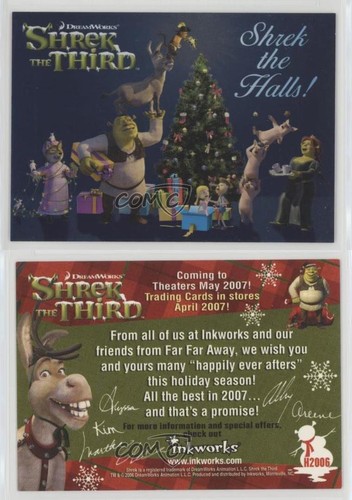 2007 Inkworks Shrek the Third Promos Shrek Princess Fiona #H2006 1d3 - Picture 3 of 3