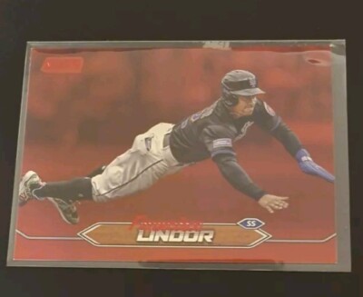 2024 Topps Stadium Club Francisco Lindor Red Parallel Card #193 New York Mets