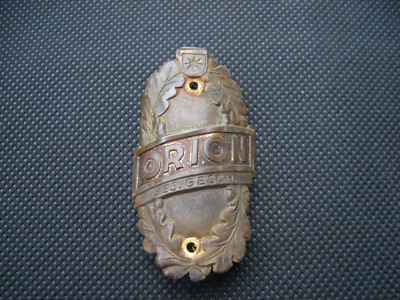 Plaque Commande Emblème Vélo Orion - RDA Vintage 5x3cm
