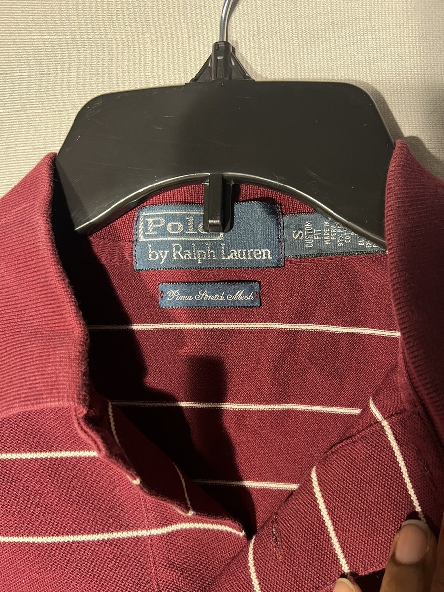 Polo by Ralph Lauren バーガンディ ストライプ Polo by Ralph Lauren バーガンディ ストライプ