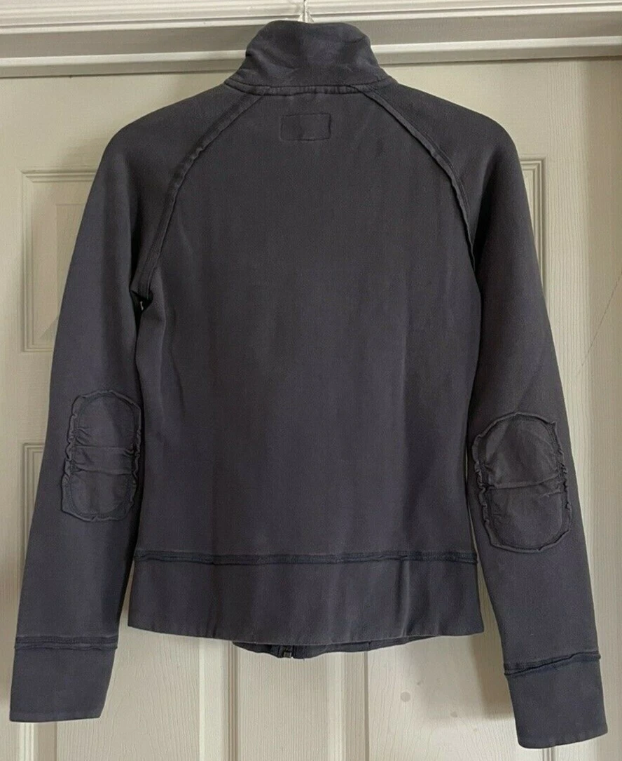 lole long sleeve rouched sides elbow jacket