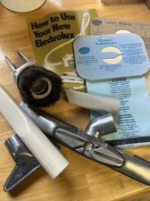 vintage electrolux attatchments bags manual lot