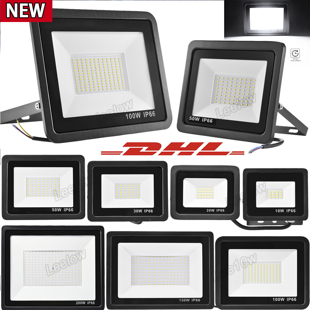 LED Fluter 10W 20W 30W 50W 100W 150W 200W Außen Strahler