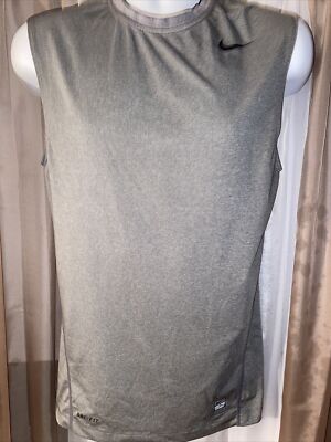 NIKE PRO COMBAT DRI-FIT Shirt Sleeveless Men's LARGE