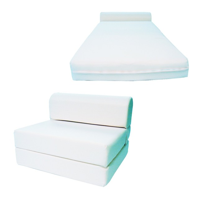 Twin Size Sleeper Chair Folding Foam Beds, Foldable Sofa ...