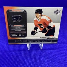 2023-24 Noah Cates Rookie Retrospective Upper Deck Series 1 Hockey Philadelphia