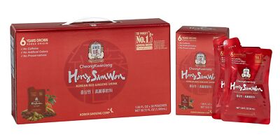 Six-Year Grown Korean Red Ginseng Drink (30 Pk)
