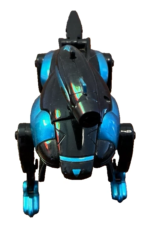 TRANSFORMER 1999~ BEAST WARS~ WITH LAUNCHER & DISCS~ BLUE & BLACK - Image 4 of 4