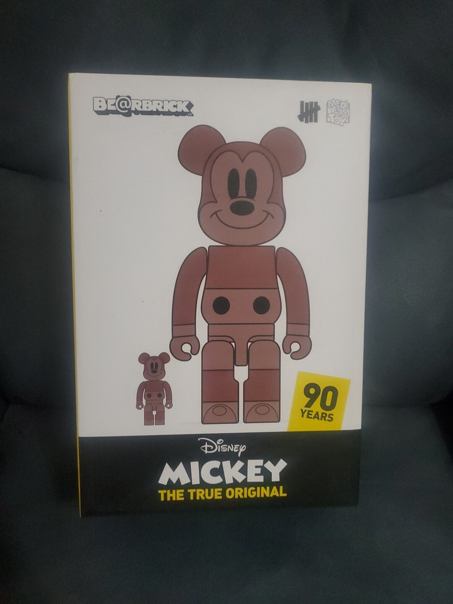 その他 MEDICOM TOY - 100 400% undefeated be@rbrick mickey BE@RBRICK Mickey Mouse Vintage Ver. Black & White 100% & 400