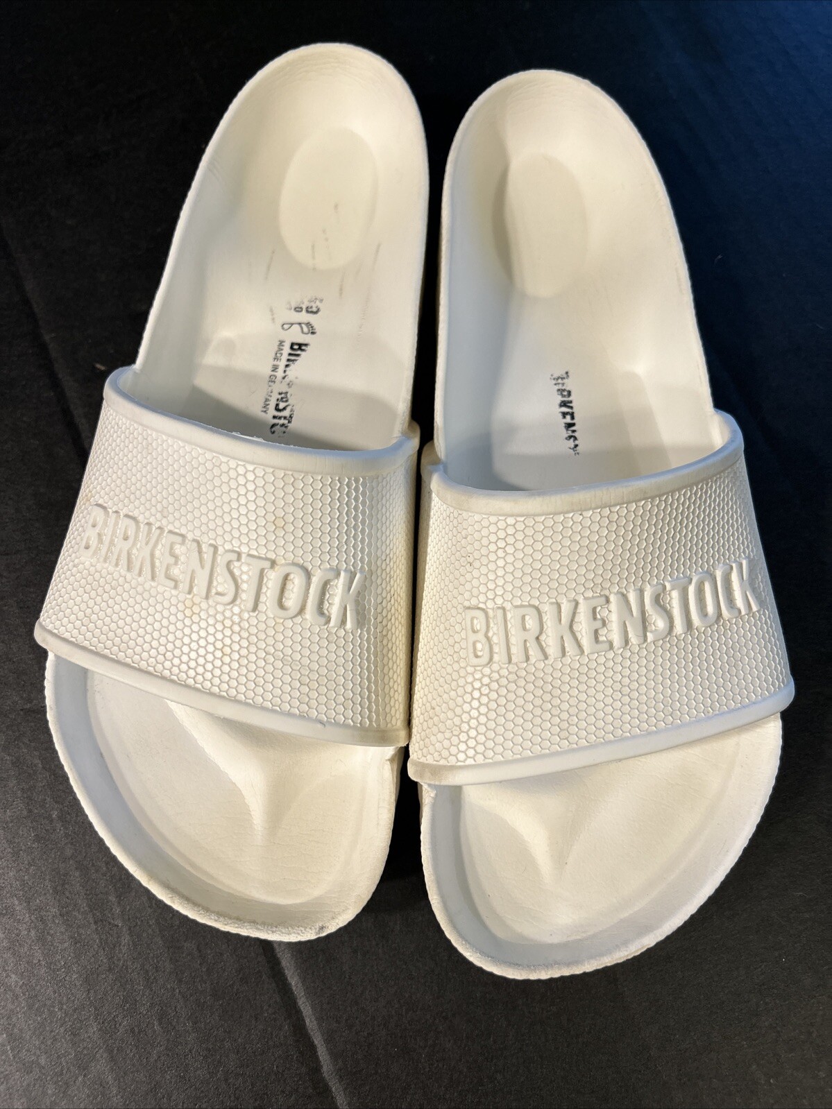 APL Birkenstock Barbados EVA bianco donna taglia 40 US 9 9 5 uomo 7 scivoli piscina spiaggia