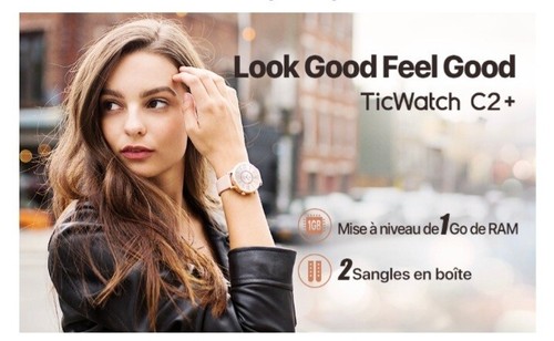 Montre intelligente de Luxe Mobvoi TicWatch C2+ - Photo 9 sur 18