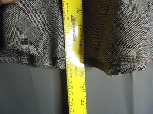 Falda de negocios Mossimo A Line negra gris a cuadros para mujer talla 2 - Imagen 8 de 9